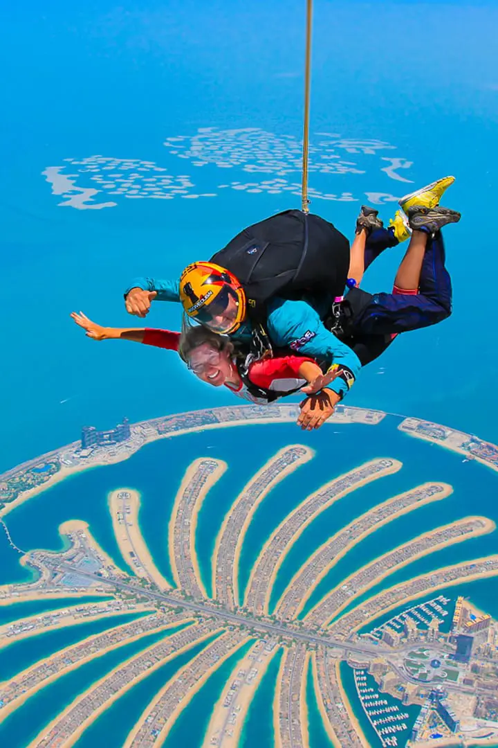 Skydive Dubai: Experience Tandem Skydiving at The Palm Drop Zone