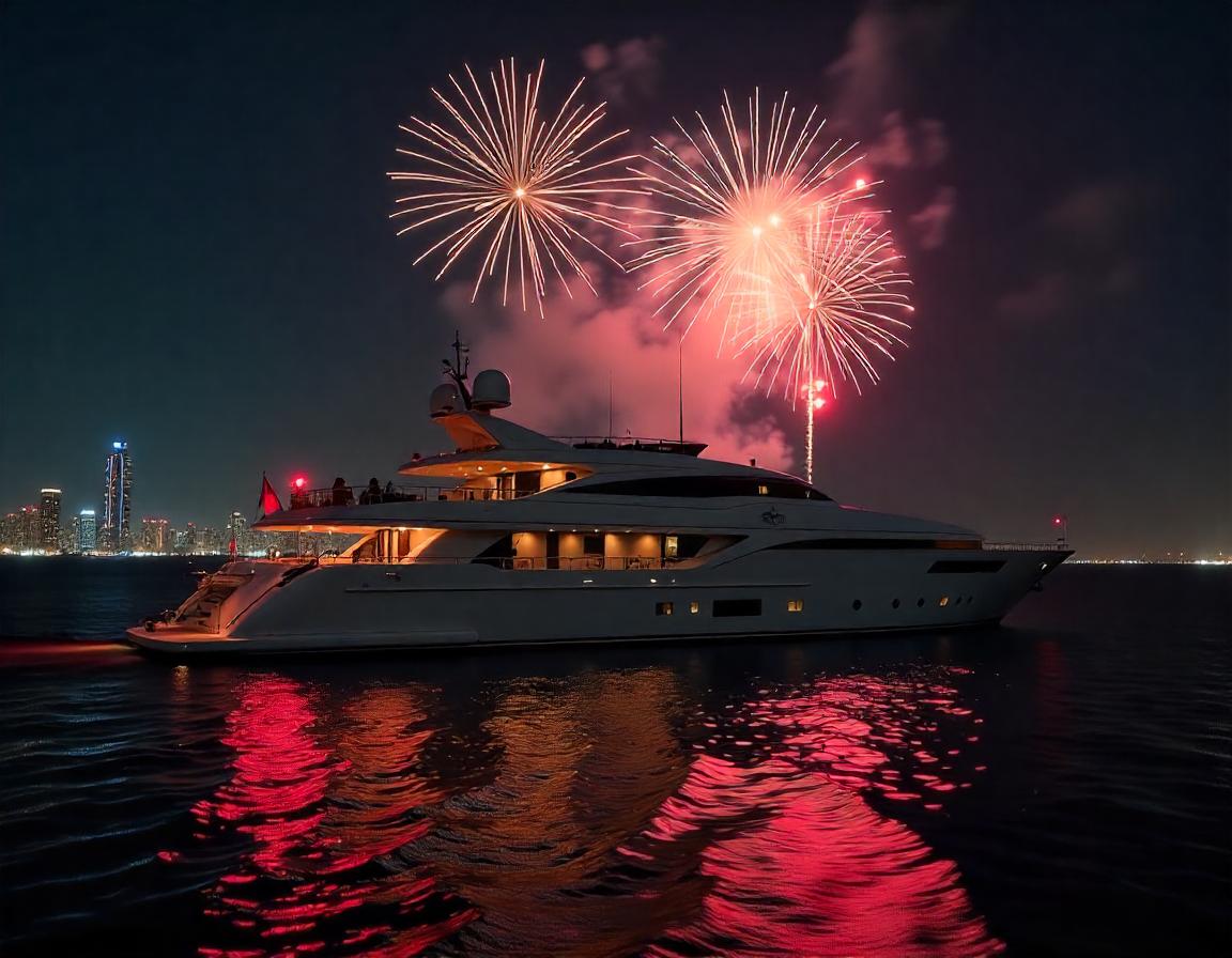 Celebrate This Dubai New Year Fireworks 2025 With Yacht Party In Dubai